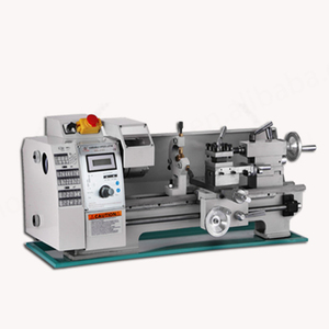Mini torno de metal 750W DC 110V 60Hz 8 "X16" 210 Procesamiento de trabajo ligero Tipo horizontal multifuncional - Product Image 5
