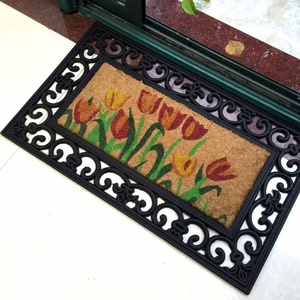 Home Classic Welcome Brush Coir Doormat with Black Rubber - Product Image 4