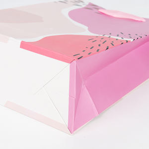 Stock au détail 210gsm ivoire papier kraft sacs en papier shopping sac d'emballage cadeau pour l'épicerie - Product Image 4