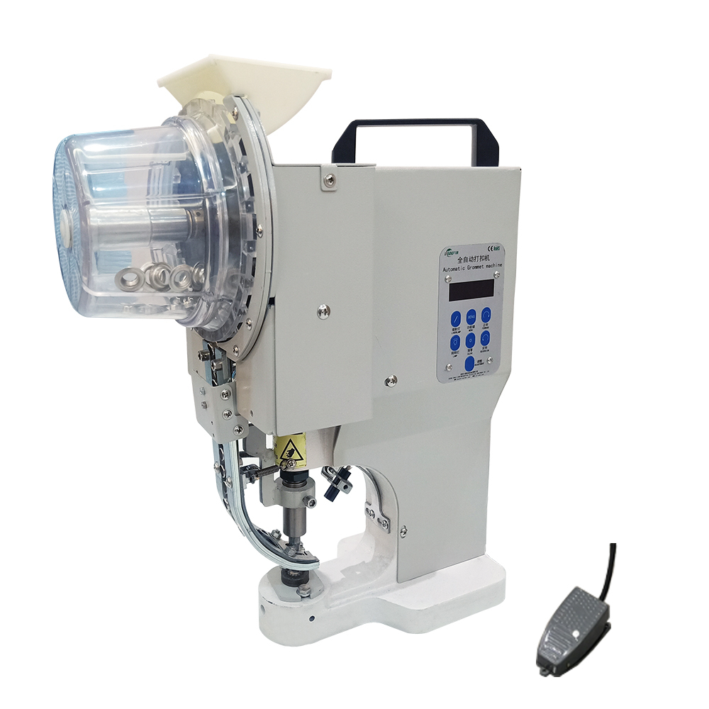 LD750A-6mm Automatic Eyelet Punching Machine For KT Board And Flex Banner