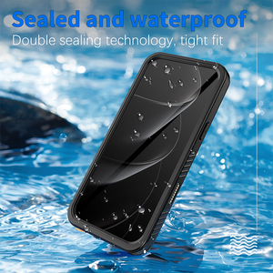 <span class=keywords><strong>Coque</strong></span> <span class=keywords><strong>de</strong></span> protection intégrale 360° étanche pour <span class=keywords><strong>smartphone</strong></span> sous-marin pour plongée et natation iPhone 17 ProMax - Product Image 5