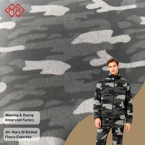 Hot Bán Ngụy Trang 260gsm 100% <span class=keywords><strong>Polyester</strong></span> Double Side Chải Duy Nhất Hai Mặt Chống Đóng Cọc Nặng Cực Fleece Vải - Product Image 1