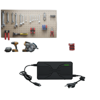 Chargeur de vélo électrique Kabbol 42V 2A pour batterie lithium 36V, scooter, fauteuil roulant, chariot élévateur, prise AC EU, connecteur carré 5 broches