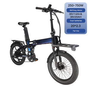 Vélo électrique pliable Naicisports N4 20 pouces en aluminium avec moteur brushless à moyeu arrière 7 vitesses, pneus larges et batterie au lithium - Product Image 3