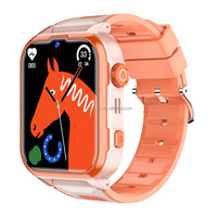 Montre intelligente GPS 4G pour enfants et personnes âgées Bracelet d'urgence avec bracelet carré en silicone pour la garde d'enfants