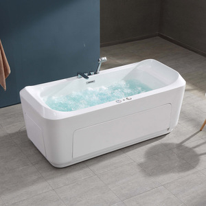 <span class=keywords><strong>Baignoire</strong></span> intérieure de luxe originale d'usine baignoires et bains à remous de massage en acrylique pour 2 personnes - Product Image 1