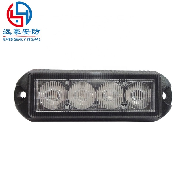 TIR 4 LED Mini Strobe Lights 12v IP65 Waterproof Led 24v Lights Strobe 1W Big Power Sync and Async Led Strobe Lights Universal