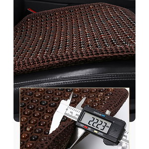 Xiangta All Seasons, juego completo de fundas de asiento de coche con cuentas de madera, estilo deportivo para coche, fundas de asiento automotrices transpirables para <span class=keywords><strong>Toyota</strong></span> Honda - Product Image 6