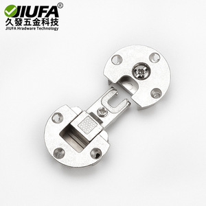 บานพับซ่อน Jiufa ผลิตจากโลหะผสมสังกะสี แบบฝัง 180 องศา สำหรับตู้เฟอร์นิเจอร์ - Product Image 3