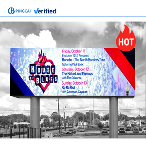 Độ sáng cao P5 p6.67 P8 P10 phía trước dịch vụ ngoài trời cố định LED hiển thị biển quảng cáo bảng hiệu biển quảng cáo màn hình - Product Image 4