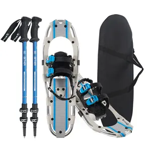 Professional Custom Aluminum Winter Adventure Skiing Hiking Walking on Snow Shoes For Adults