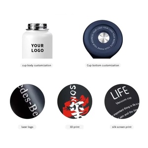 زجاجات معزولة بالتفريغ مع كوب ملت من الفولاذ المقاوم للصدأ 40/أونصة - Product Image 6