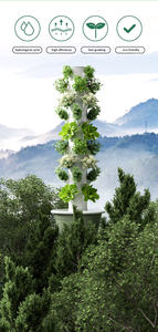 NUEVA Torre de Cultivo Aeropónico Vertical Motorizada con Sistema Hidropónico, con Tanque de Agua de 100L y Bomba de 50W - Product Image 3