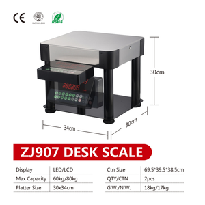 Veidt Weiging 60kg Smart Electronic Scale Commercial Vegetable Gram Large Device Platform ZJ907 Dual Screen Display Readin - Product Image 6
