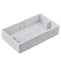 Nouvelle boîte de jonction électrique rectangulaire d'origine de 30 mm de profondeur, boîtes de montage moulées, boîte de jonction lumineuse pour bureau