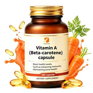 Capsule <span class=keywords><strong>di</strong></span> <span class=keywords><strong>Vitamina</strong></span> A OEM per Esigenze <span class=keywords><strong>di</strong></span> Salute <span class=keywords><strong>Base</strong></span> Come Migliorare l'Immunità e Mantenere la Salute delle Ossa, Vitamine e Minerali - Product Image 1