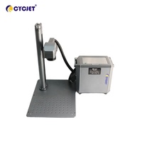 Tragbare Laser-Markiermaschine für Vogelringe, Hundemarken und Namensschilder, 20W 30W Mini-Faserlaser-Markiergerät