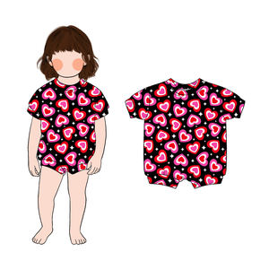 热销高品质简约精品竹子敞篷婴儿睡衣儿童双向拉链 - Product Image 5