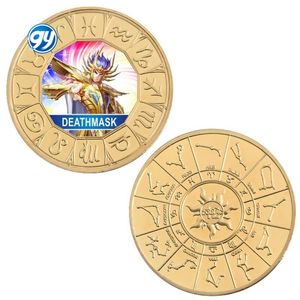 12 pièces de monnaie en métal doré de collection, dessin animé japonais Saint Seiya, anime - Product Image 5