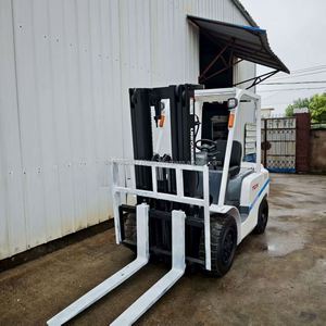 Retail Businesses Manufacturing Plants Farms Used TCM Diesel <b>Pallet</b> <b>Jack</b> Manual Stacker Counterbalance Forklift 3 Ton Loading - Product Image 2