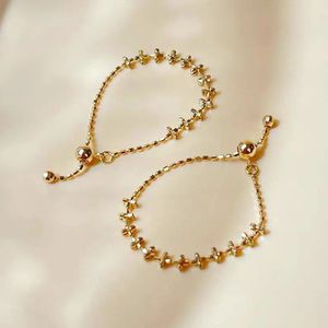 Xinfly Au750 Classic Women's 18K Gold Lace Bean <b>Adjustable</b> <b>Ring</b> for Wedding Parties Anniversaries Fine Jewelry Gift - Product Image 2