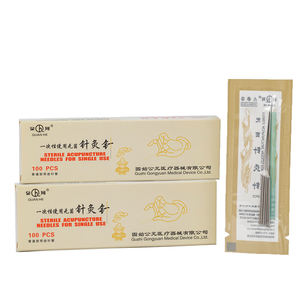 Agulha de Acupuntura Descartável com Tubo para Terapia de Acupuntura TCM - Product Image 1