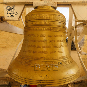 BLVE personnalisé grand extérieur en métal artisanat église utiliser laiton cloche fonte Bronze Antique église cloche peut sonner - Product Image 4