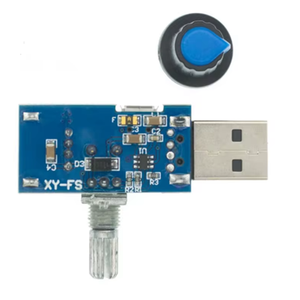 Regulador de Velocidad y Volumen del Viento, Disipación de Calor, Silencioso, Múltiples Velocidades, Oficina, Dormitorio, Mesita de Noche, Mini Ventilador USB con Controlador de Velocidad - Product Image 4