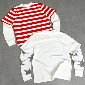 BINBEIER T-shirt personalizzata a doppia manica, maglia a maniche lunghe in waffle, T-shirt da <span class=keywords><strong>uomo</strong></span> a righe di alta qualità, <span class=keywords><strong>abbigliamento</strong></span> all'ingrosso con MOQ basso, articolo caldo - Product Image 1