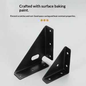 तीन तरफा स्थिर कोण कोड 90 डिग्री दाएं कोण लटका हुआ स्टील कैबिनेट बिस्तर कोण ब्रेस लेयर फर्नीचर हार्डवेयर - Product Image 3