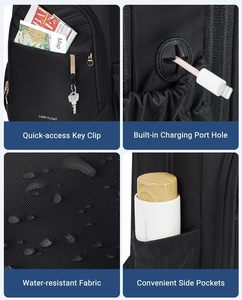 OEM Travel <strong>Laptop</strong> Backpack Waterproof Computer Schoolbags 14 15.6 17 Inch Notebook <strong>Bags</strong> for Women Sport School Student Back Pack - Product Image 6