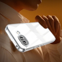 Coques pour téléphone portable Google Pixel 10A, matériau TPU+PC, antichoc, transparentes