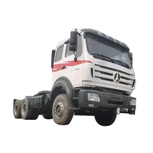 VENDA QUENTE Beiben ND4257B34J 430hp caminhão trator Para 6x4 Flat top Cab trator