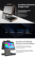 Solution de point de vente de bureau intelligente avec écran tactile capacitif 11,6 pouces, caisse enregistreuse sous Android, lecture de codes QR et paiement NFC pour une gestion efficace