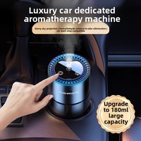 Nouveau parfum de voiture haut de gamme en verre 180ml avec élimination des odeurs, élimination du formaldéhyde, rafraîchissant et décoration aromathérapie ciel étoilé
