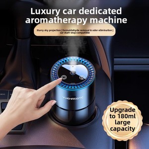 Nouveau parfum de voiture haut de gamme en verre 180ml avec élimination des odeurs, élimination du formaldéhyde, rafraîchissant et décoration aromathérapie ciel étoilé - Product Image 1