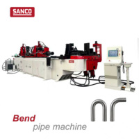 Machine de cintrage de tubes CNC à mandrin pour cadre de trampoline de salle de sport, de fitness et de terrain de jeux, cintreuse de tubes en acier ronds et carrés robuste