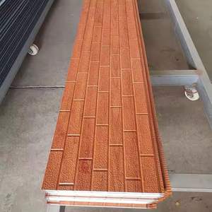 Genteng PU Papan PVC Insulasi Dinding Eksterior Gudang Luar Ruangan Lembaran Marmer PVC Bahan Bangunan Panel Sandwich - Product Image 1