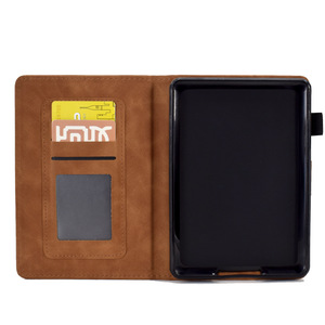 Étui de protection pour tablette en cuir PU gaufré personnalisé avec porte-cartes <span class=keywords><strong>et</strong></span> support pour Kindle Paperwhite 12e génération 2024 7'' - Product Image 5