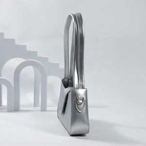 2024 Vintage Fashion Lady <b>Tote</b> Handbag PU Leather Hobo <b>Bag</b> <b>With</b> Lock and <b>Zip</b> Closure Single Handle Leisure Style for Women - Product Image 2