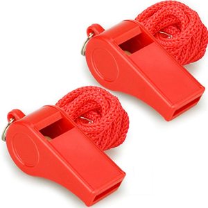 Sifflet de survie d'urgence personnalisé avec logo OEM HD-W7009 avec cordon, en plastique coloré, Zhejiang, en vrac, emballé en gros, jouet - Product Image 4