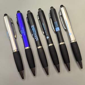 गर्म 3-इन-1 एलईडी लाइट अप पेन टच स्क्रीन पेन ट्विस्ट बॉलपॉइंट अनुकूलन योग्य विज्ञापन पेन टच स्क्रीन - Product Image 1