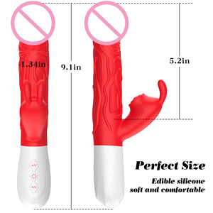 เครื่องสั่นกระต่ายสำหรับผู้หญิง SY FOX-V50Pro กระตุ้นคลิตอริสและจุดจี 10/7 ระดับความถี่ ชาร์จผ่าน USB กันน้ำ เสียง 40 เดซิเบล - Product Image 5
