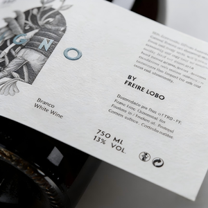 <span class=keywords><strong>Etichette</strong></span> <span class=keywords><strong>Artigianali</strong></span> in Carta Goffrata per Bottiglie di Vino Bianco Premium, Personalizzabili - Product Image 2