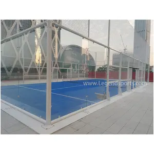 Chinese Professional Supplier For Outdoor Sports Custom Panoramic Padel Court Price