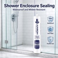 Scellant silicone neutre 961 résistant aux intempéries, directement de l'usine, pour applications de construction, fenêtres et portes