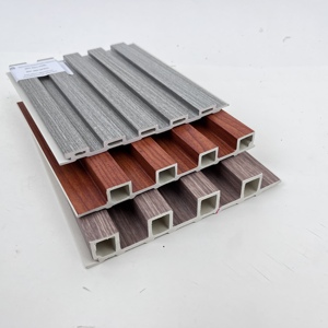 עמיד למים, ציפוי עץ מרוכבים פנים פנים מרוכבים עיצוב קיר <span class=keywords><strong>wpc</strong></span> עבור מלונות - Product Image 4