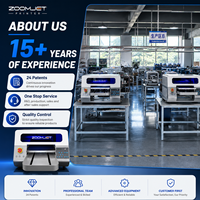 Printer UV Flatbed Zoomjet A3 Kecil dengan 2 Kepala Cetak Xp600 Printer UV Flatbed LED A3 Mesin Printer UV Flatbed