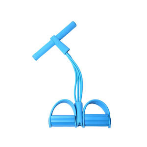 Banda de Resistencia Elástica Multifuncional de 6 Tubos para Yoga, Cuerda de Tensión para Entrenamiento Físico, Estiramiento de Piernas y Adelgazamiento - Product Image 3