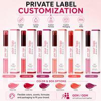 Teinte à lèvres et huile à lèvres 2-en-1 effet peel-off, style coréen ODM, hydratante, brillante, légère, double embout, pour des lèvres éclatantes et séduisantes
